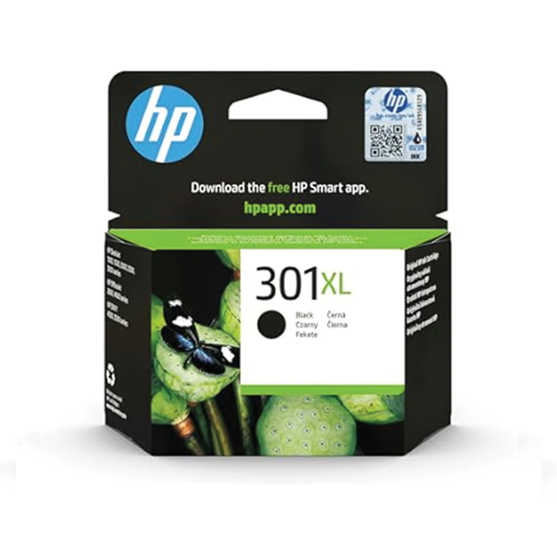 HP 301XL High Capacity Black Ink Cartridge - (CH563EE)