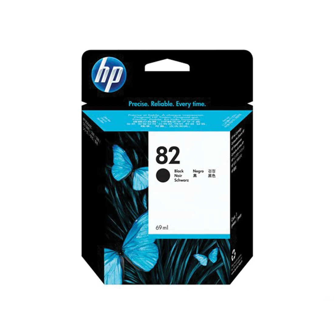 HP 82 Black Ink Cartridge - (CH565A)