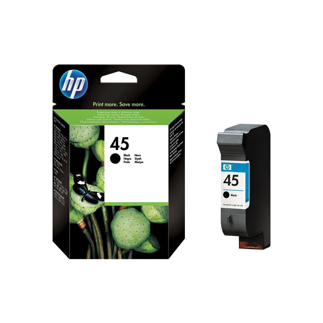 HP 45 Black Ink Cartridge - (51645AE)