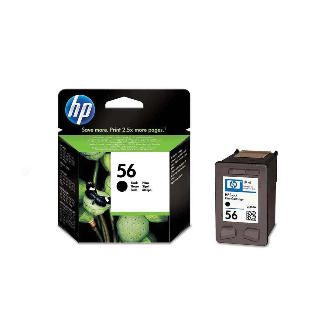 HP 56 High Capacity Black Ink Cartridge - (C6656AE)
