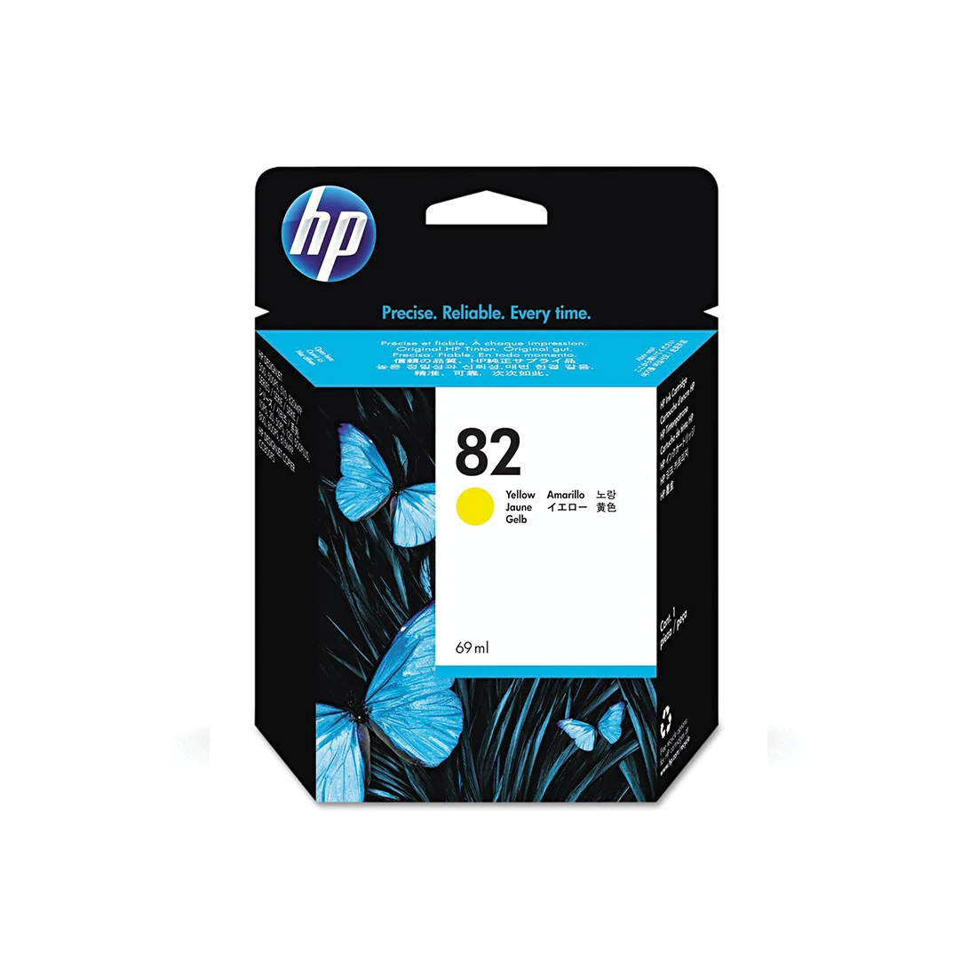 HP 82 Yellow Ink Cartridge - (C4913A)
