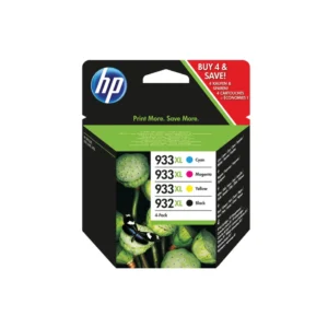 HP 932XL & HP 933XL High Capacity 4 Colour Ink Cartridge Multipack (C2P42AE)