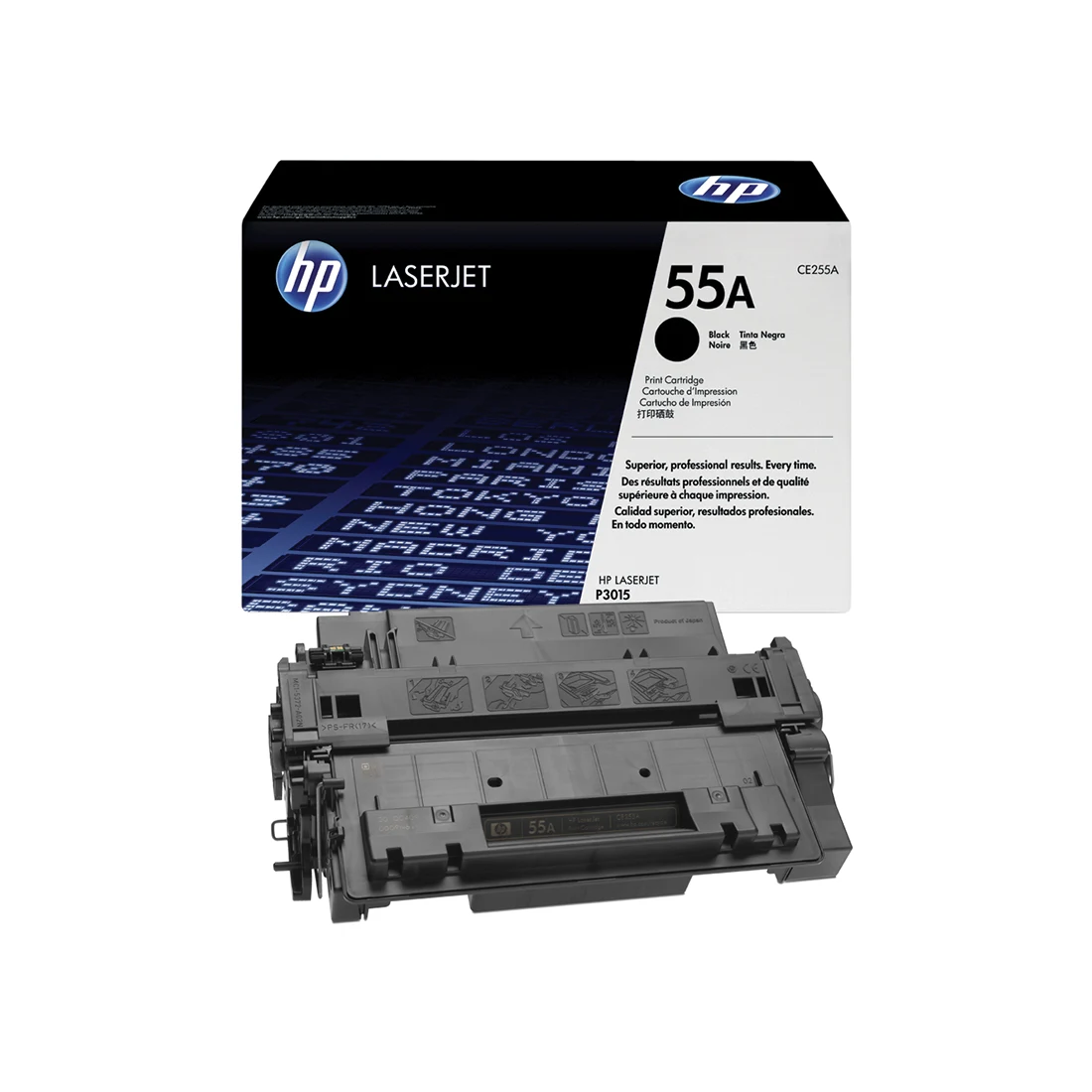 HP 55A Black Toner Cartridge - (CE255A)