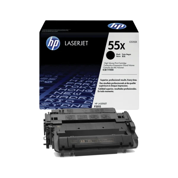 Ce255xc HP 55X High Capacity Black Toner Cartridge - (CE255X) - Printer ...