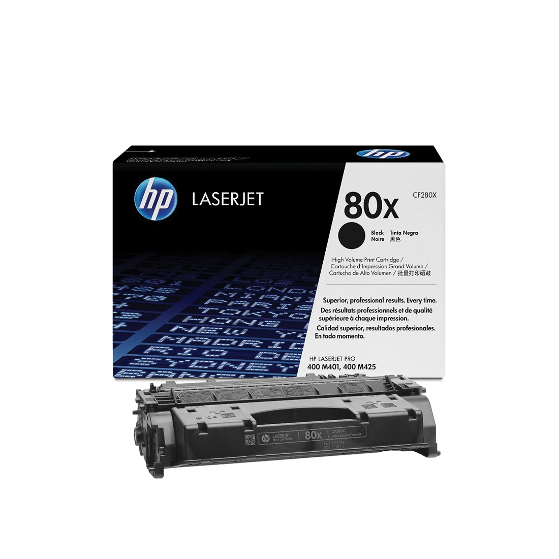 HP 80X High Capacity Black Toner Cartridge ‑ (CF280X)