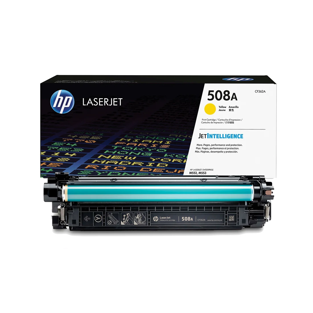 HP 508A Yellow Toner Cartridge - (CF362A)