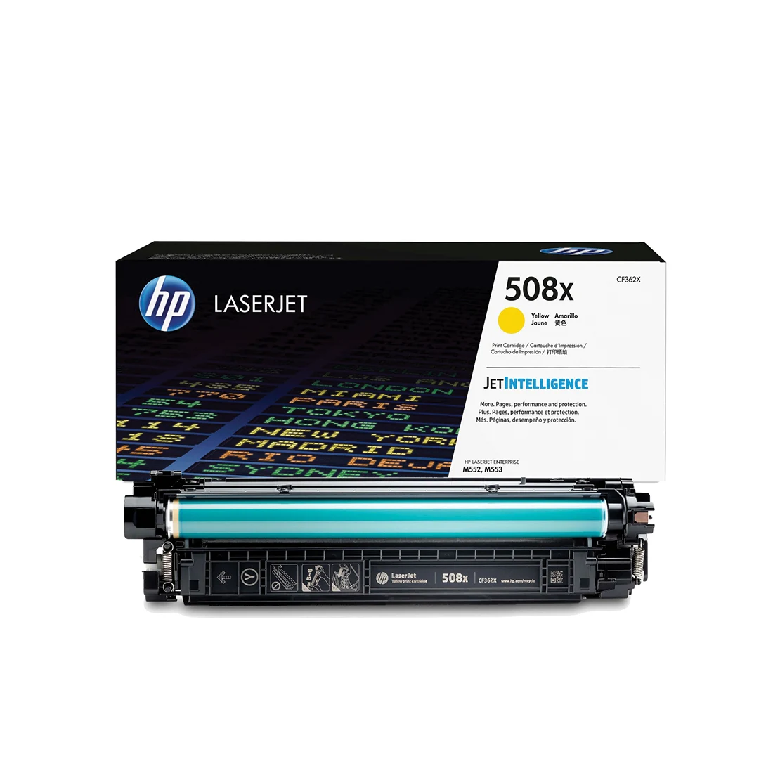HP 508X High Capacity Yellow Toner Cartridge - (CF362X)