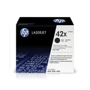 HP 42X High Capacity Black Toner Cartridge - (Q5942X)