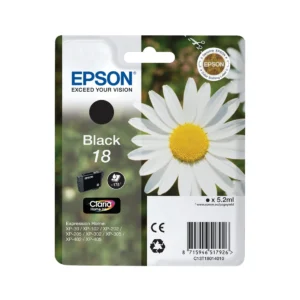 Epson 18 Black Ink Cartridge - (T1801 Daisy)