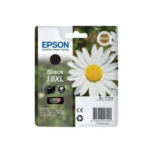 epson 18xl high capacity black ink cartridge sold by printer supplies ltd