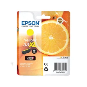 epson 33xl yellow ink cartridge - sold by printer supplies ltd