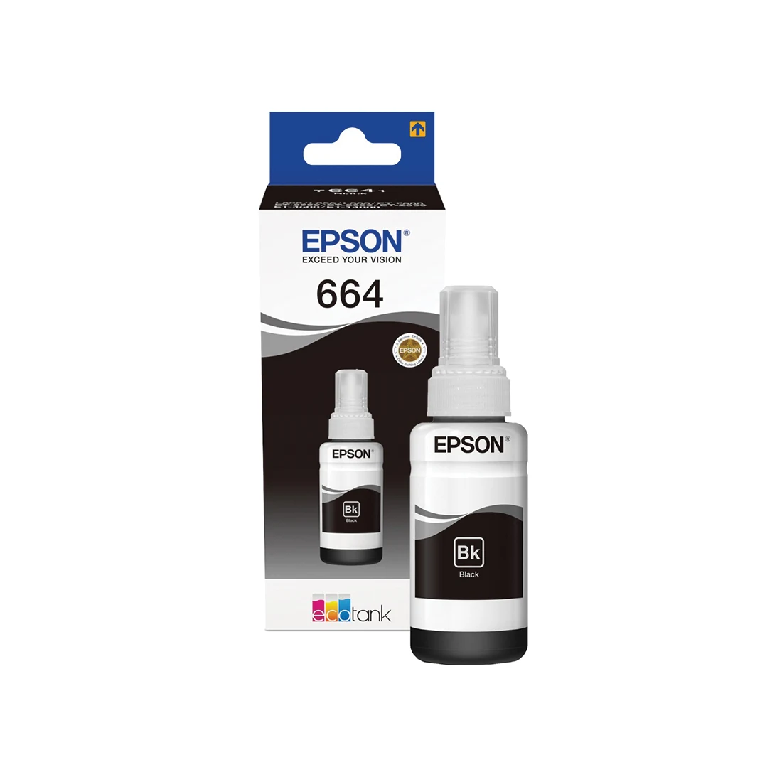 epson 664 black ecotank sold by printer supplies ltd