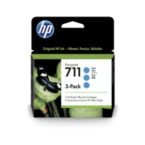 hp 711 cyan ink cartridge 3 pack - sold by printer supplies ltd