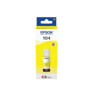 epson 104 yellow eco tank - sold by printer supplies ltd