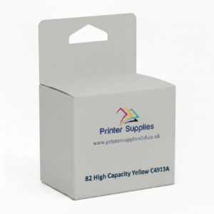 compatible hp 82 yellow ink cartridge C4913A - Sold by printer supplies ltd