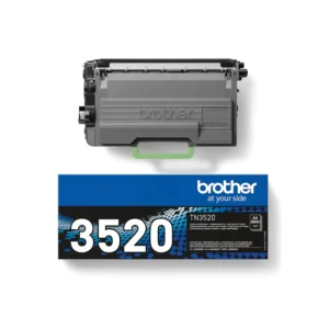 brother tn-3520 ultra high capacity black toner cartridge - sold by printer supplies ltd