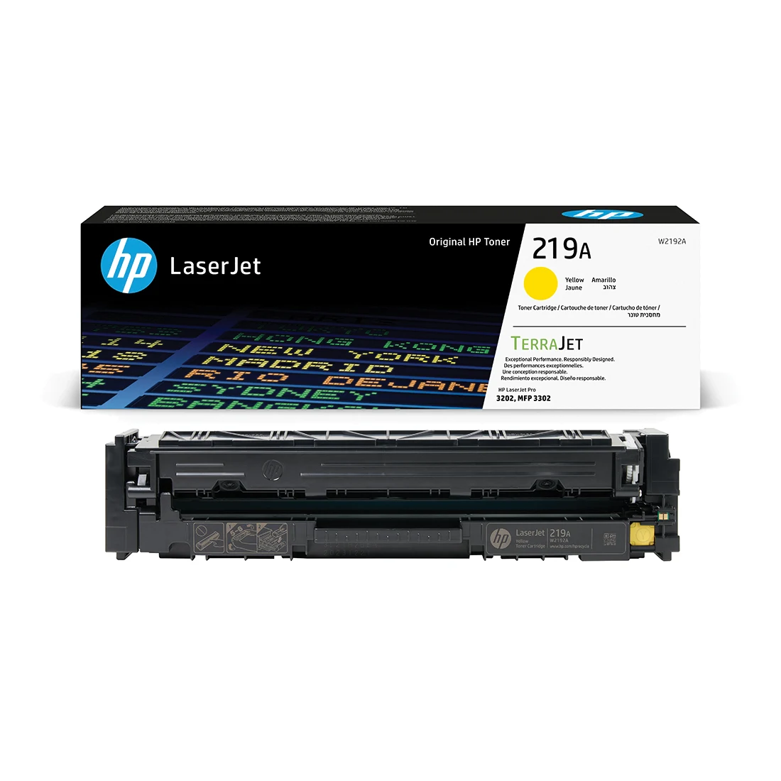 hp w2192a yellow toner cartridge - sold by printer supplies ltd